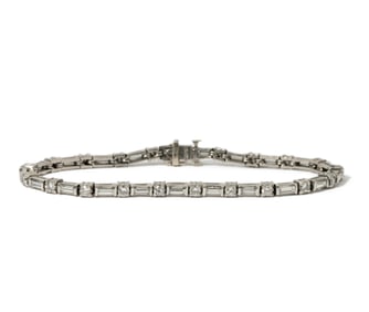 PT900 DIAMOND BRACELET