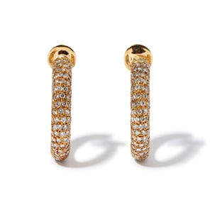 18K DIAMOND EARRINGS
