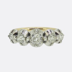 Antique Diamond Five-Stone Ring