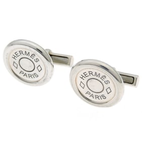 Hermes Serie Men's Cufflinks Silver 925