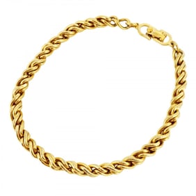 Christian Dior Bracelet Chain GP Plated Gold Ladies