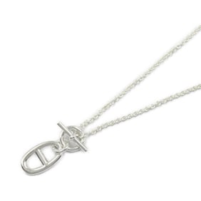 Hermes HERMES Chaine d'Ancre Amulet Necklace Silver 925 Women's