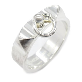Hermes HERMES Collier de Chien Ring PM Ring, Silver 925, Women's,