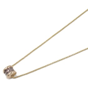 BVLGARI B-zero1 Necklace Bronze Ceramic K18PG (Pink Gold) METAL Women's Brown Gold 353004