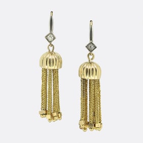 Antique Tassel Drop Earrings