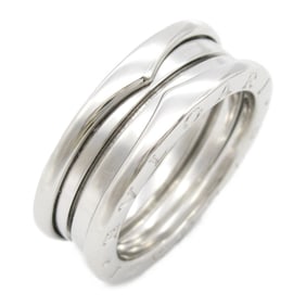 BVLGARI B-zero1 Ring, K18WG (White Gold), Men's, Women's, Silver