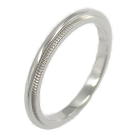 Tiffany & Co. Milgrain Ring, Pt950 Platinum, Men's, Women's, Silver