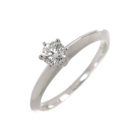 Tiffany & Co. Solitaire Ring Diamond 0.27ct Pt Platinum