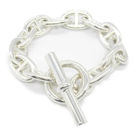 Hermes HERMES Chaine d'Ancre Bracelet 12 links Silver 925 Men's Women's
