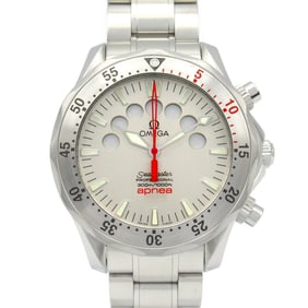 OMEGA Seamaster Apnea Jacques Mayol Wristwatch Stainless Steel Men's Silver 2595.30