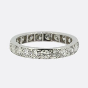 1.68 Carat Diamond Full-Eternity Ring