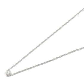 Cartier Amour Necklace Small Diamond K18WG (White Gold) Ladies Clear