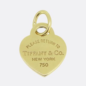 Tiffany & Co. Please Return to Tiffany Heart Charm Pendant
