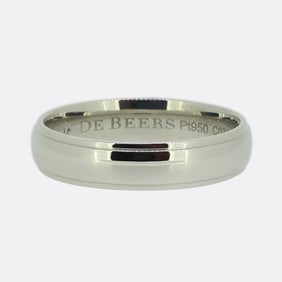 De Beers Wedding Band Ring