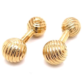 TIFFANY & CO. 18K Yellow Gold Cufflinks