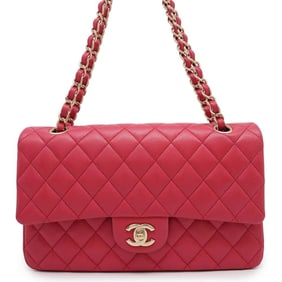 Chanel Chain Shoulder Bag Matelasse 25 Coco Mark Caviar Skin Double A01112 CHANEL