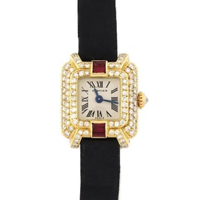 Cartier Elise YG D-Lug D&R 89010634 Watch Manual Winding