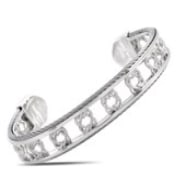 The Charriol Heart to Heart bracelet is crafted from sterling silver and weighs 25.2 grams,
