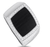Substantial in size, weight, and finger presence, this Chaumet ring for men is the perfect choice