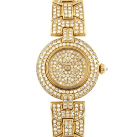 Cartier Corise SM YG 3D Bracelet D WB1027BL Wristwatch Quartz