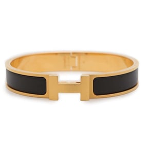 Hermes Bracelet Click H Crack PM Black HERMES
