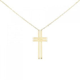 Cartier 750YG Cross Necklace