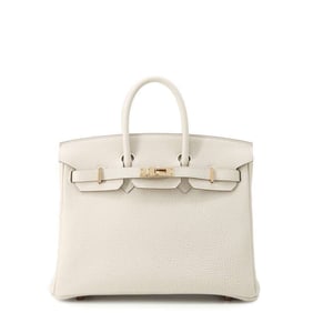 Hermes Birkin 25 Crepe Pink Togo B Stamp HERMES Handbag