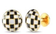 Add a touch of charm and sophistication to any suited look with these Tiffany & Co. cufflinks. Made