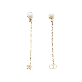 Christian Dior Earrings La Petite Tribal Star Fake Pearl