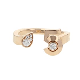Chanel Ring Extrait de N°5 Diamond 5P Approx. 0.16ct K18PG Pink Gold Size 52 J12400