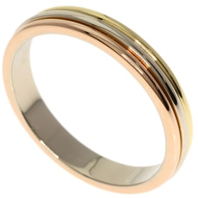 Cartier Three Color #63 Ring, K18 Yellow Gold, K18WG, K18PG, Women's, CARTIER