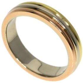 Cartier Three Color #48 Ring, K18 Yellow Gold, K18WG, Women's, CARTIER