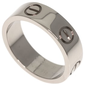 Cartier Love Ring #51 Ring, 18K White Gold, Women's, CARTIER
