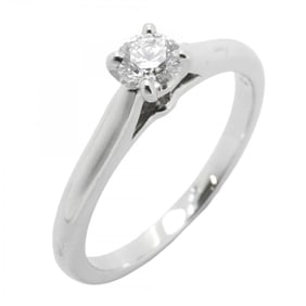 Cartier Ring Solitaire 1PD Pt950 Platinum Diamond 0.23ct #50 Ladies