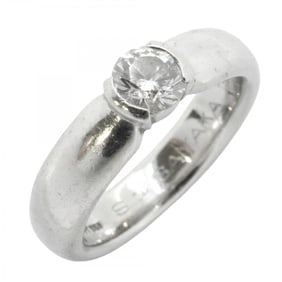 Tiffany Ring Dots Solitaire 1PD Pt950 Platinum Diamond 0.35ct Size 7 Ladies