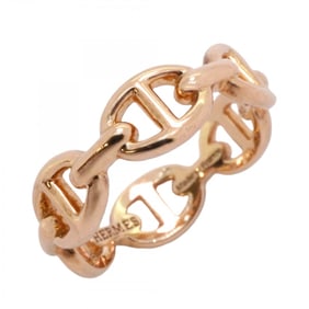 Hermes Ring Chaine d'Ancre K18PG Pink Gold #50 Ladies