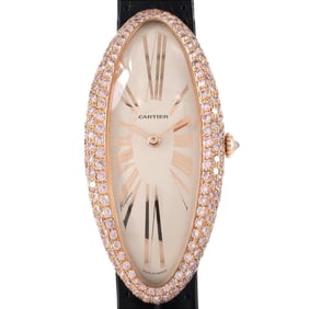 Cartier Baignoire Allongee PG 4PD WL408031 PG/RG Wristwatch, manual winding