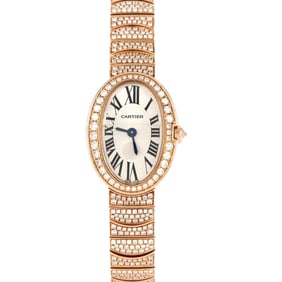 Cartier Mini Baignoire PG D Bracelet HPI00499 PG/RG Wristwatch Quartz