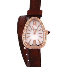 Bvlgari Serpenti Double Spiral PG D SPP27WPGDL 102727 PG/RG Wristwatch Quartz