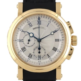 Breguet Marine Chronograph YG 5827BA 12 9Z8 Automatic Watch