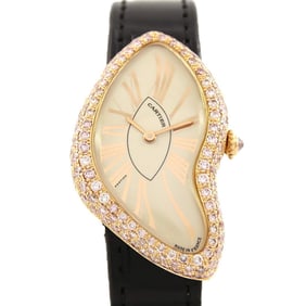 Cartier Crash PG 3PD WL407931 PG/RG Watch, Hand-wound