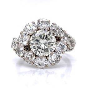 1950’s Platinum 2.90 Ct. Diamond Ring
