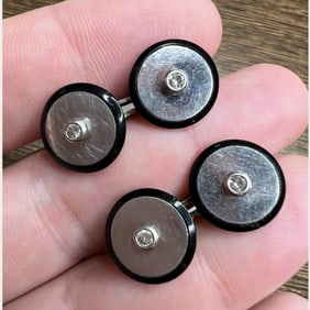 Boucheron Paris Art Deco 18K Cufflinks