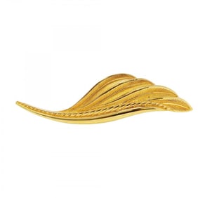 Christian Dior Brooch GP Plated Gold Ladies
