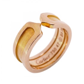 Cartier Ring C2 K18PG Pink Gold #47 Ladies