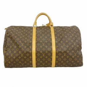 Louis Vuitton Boston Bag Monogram Keepall 60 M41422 Brown Men's Women's