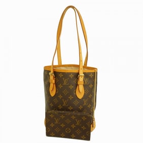 Louis Vuitton Tote Bag Monogram Bucket PM M42238 Brown Ladies