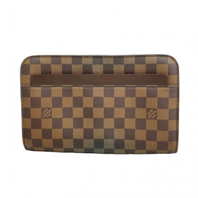 Louis Vuitton Clutch Bag Damier Saint N51993 Ebene Men's