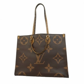 Louis Vuitton Tote Bag Monogram Giant Reverse On the Go GM M45320 Brown Ladies