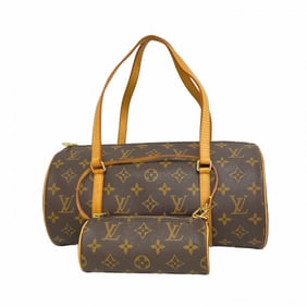 Louis Vuitton handbag Monogram Papillon 30 M51385 Brown ladies